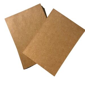 Silunkia Blank Cards and Envelopes Brown Kraft Paper Thank You Notes Set